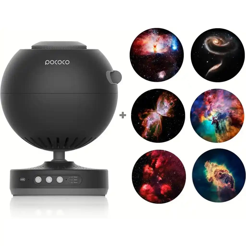 Pococo Galaxy Projector ile Evinizde Büyüleyici Yıldızlı Atmosfer Yaratın