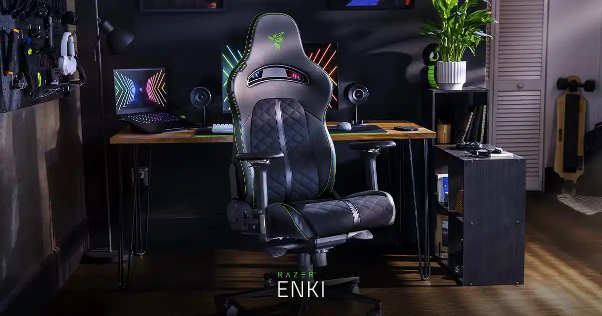 Razer Enki Oyun ve Ofis Kullanımı İçin Ergonomik ve Dayanıklı Koltuk Çözümü