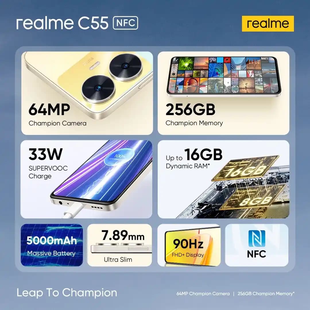 Realme C55 Özellikleri ve Kullanıcılar İçin Sunulan Avantajlar