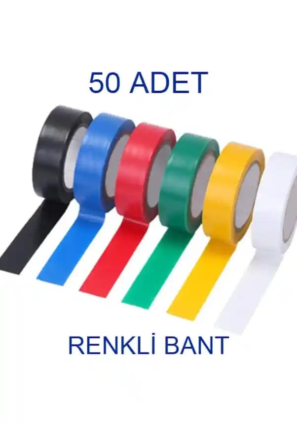 Renkli Elektrik Bantı: Elektronik ve Elektrik İşlerinde Estetik ve İşlevsellik Sunan Pratik Aksesuar