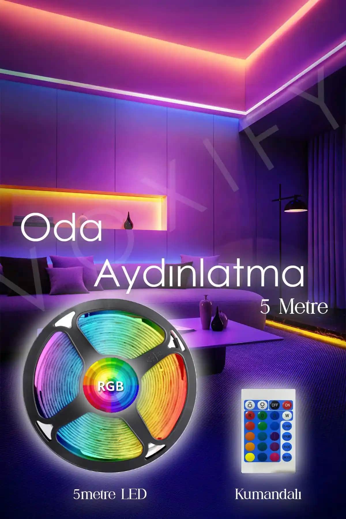 RGB Oda Aydınlatma Sistemleri: Modern Dekorasyon ve Atmosfer Yaratma Rehberi