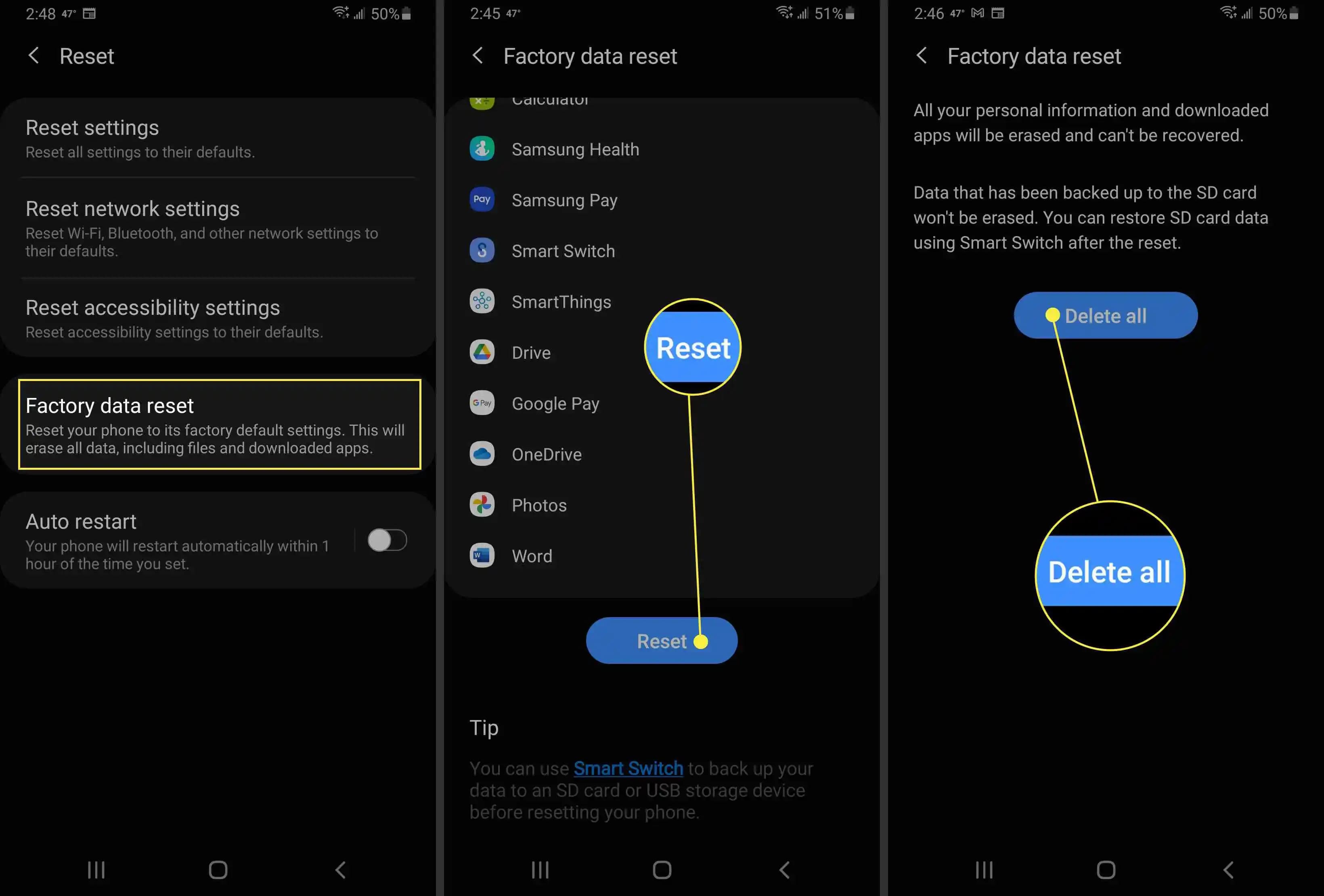 Samsung Cihazlarda Sıfırlama İşlemleri ve Sorun Giderme Rehberi