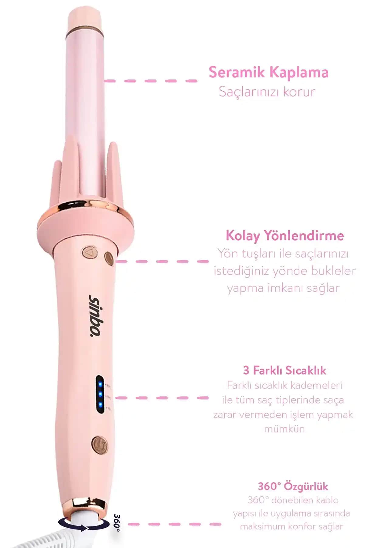 Sinbo Saç Maşası: Güçlü ve Şık Saç Şekillendirme Çözümünüz