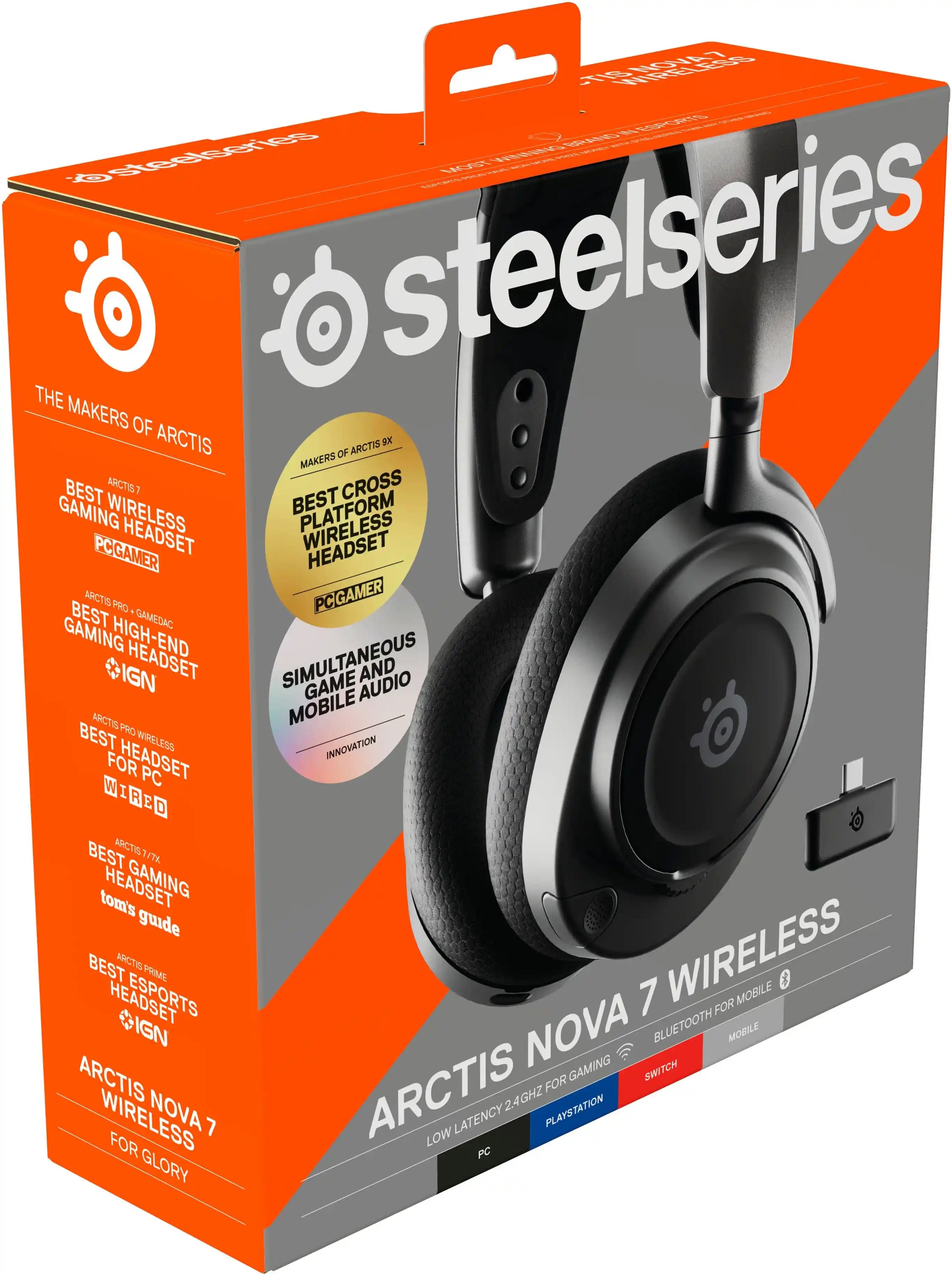 SteelSeries Arctis Nova 7 Wireless: Çok Platformlu Oyun ve Ses Deneyimi Kulaklığı
