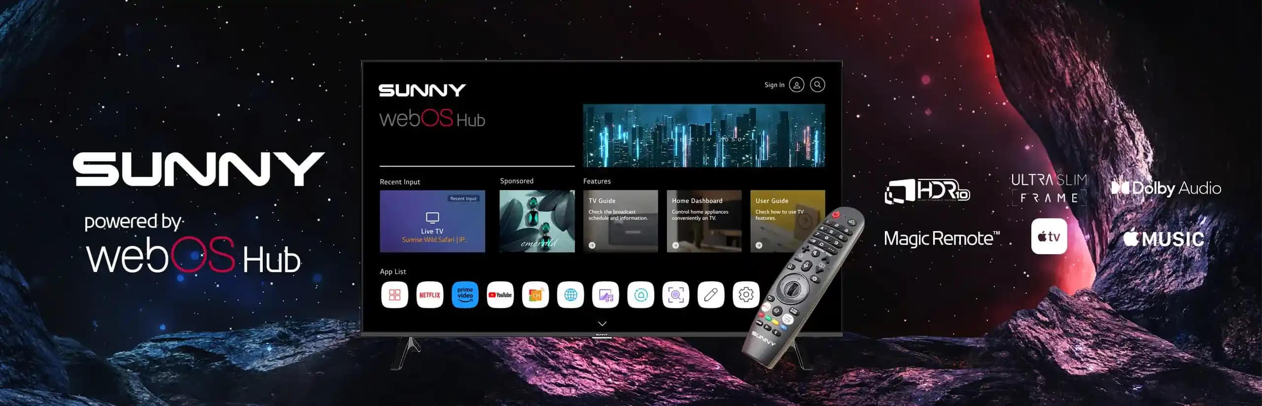 Sunny 4K Televizyonlar: Yüksek Çözünürlük ve Akıllı Özelliklerle Ev Eğlencesini Geliştirin