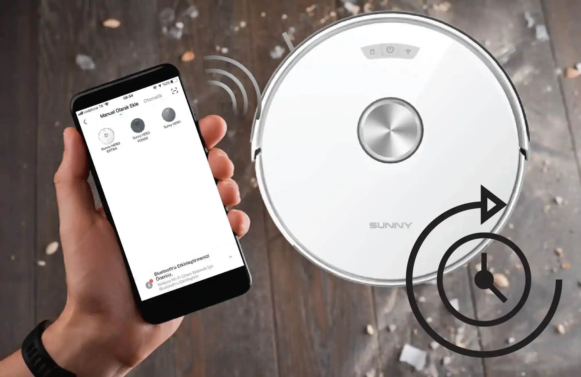 Sunny Hero Extra Akıllı Robot Süpürge ile Evinizde Temizlikte Yeni Dönem Başlıyor