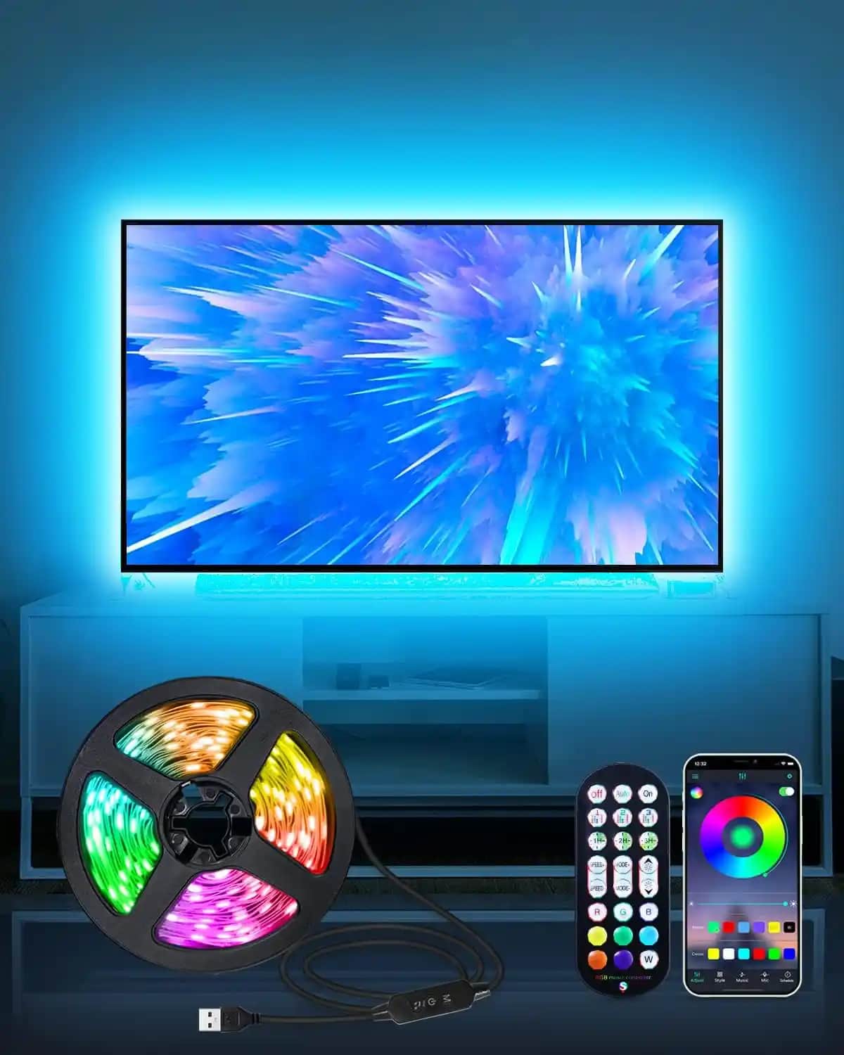 TV LED Işıkların Ev Dekorasyonunda Kullanımı ve Elektronik Entegrasyonu