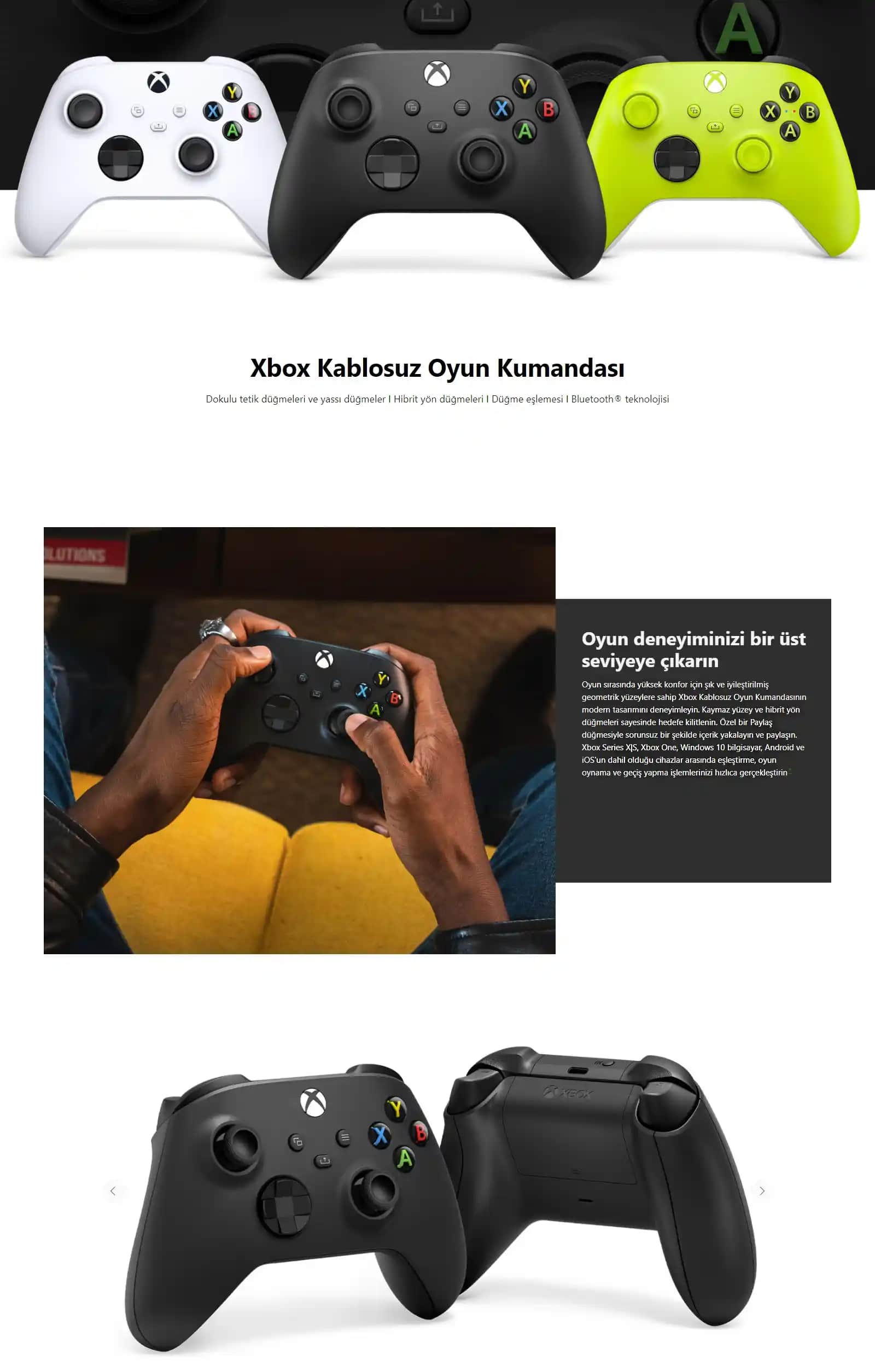 Xbox Kontrolcü 10. Nesil Özellikleri ve Oyun Deneyimini Geliştiren Yenilikler