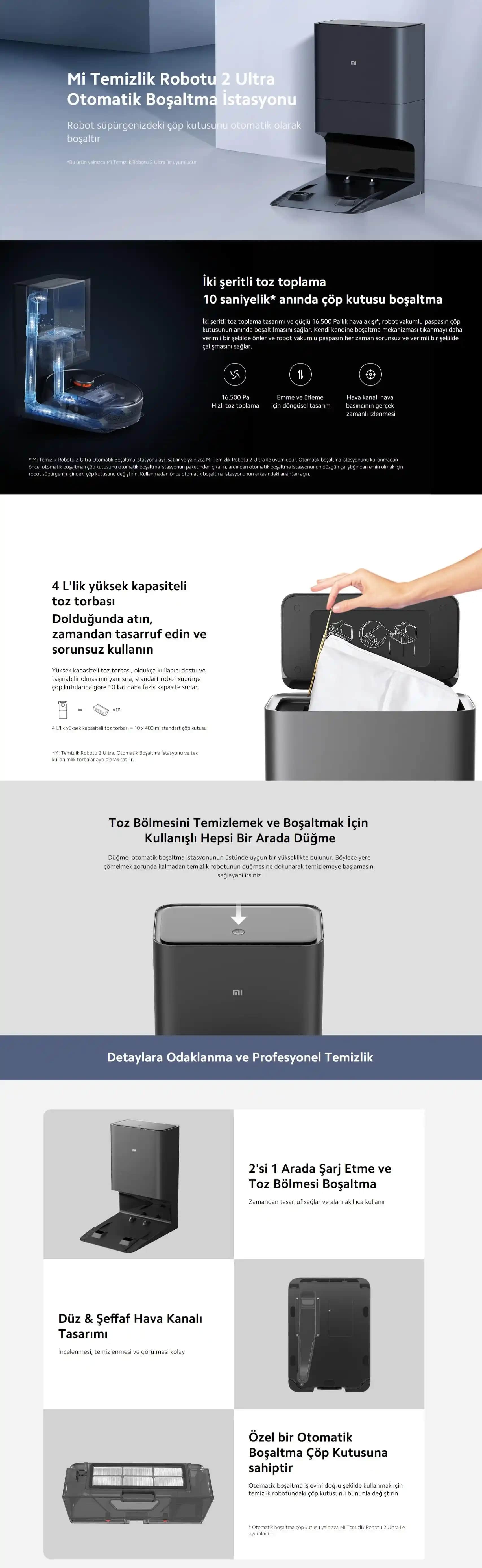 Xiaomi Mi Robot Vacuum-Mop 2 Ultra ve Çöp Boşaltma İstasyonu: Akıllı Temizlikte Yeni Dönem