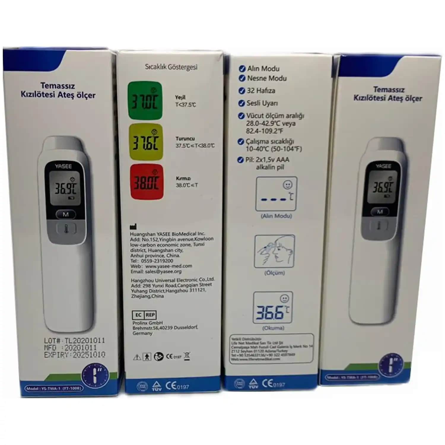 Yasee Ateş Ölçerleri: Temassız ve Güvenilir Ölçüm Teknolojisiyle Sağlığınızı Koruyun