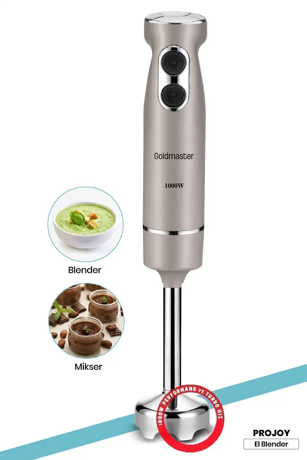 GoldMaster Projoy 4 Bıçaklı Sessiz El Blender: Kullanım ve Performans