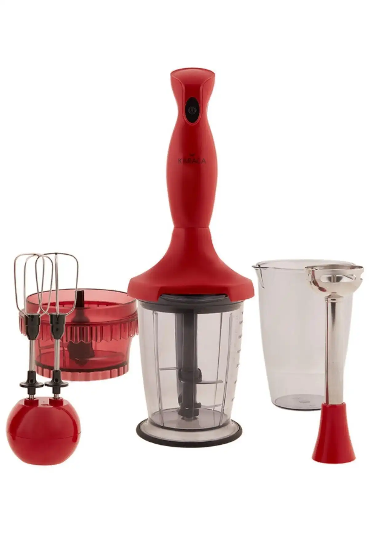 Karaca Maximix Retro Kırmızı Blender Seti ile Mutfakta Fark Yaratın