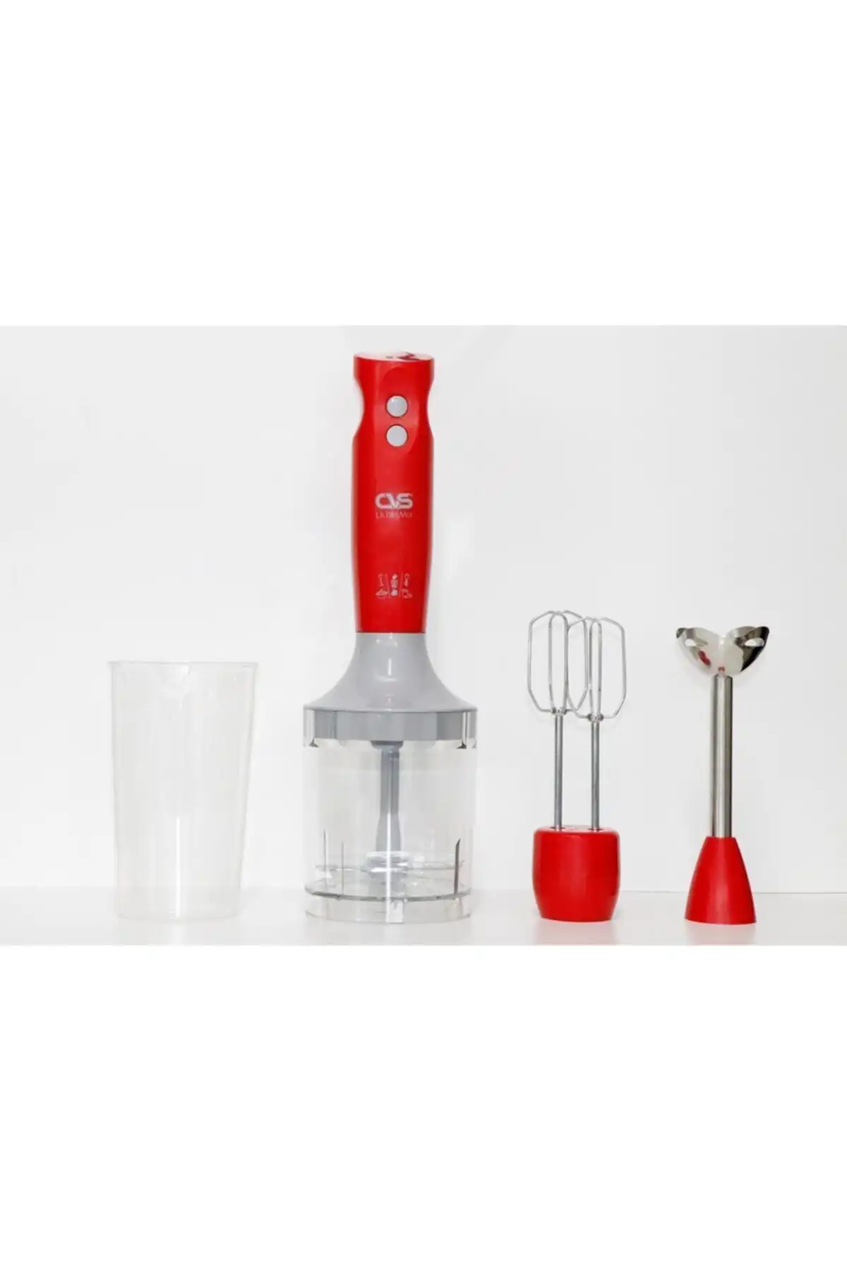 CVS Dn 1264 Ultramix Kırmızı Full Blender Set: Mutfak İçin İdeal Seçim
