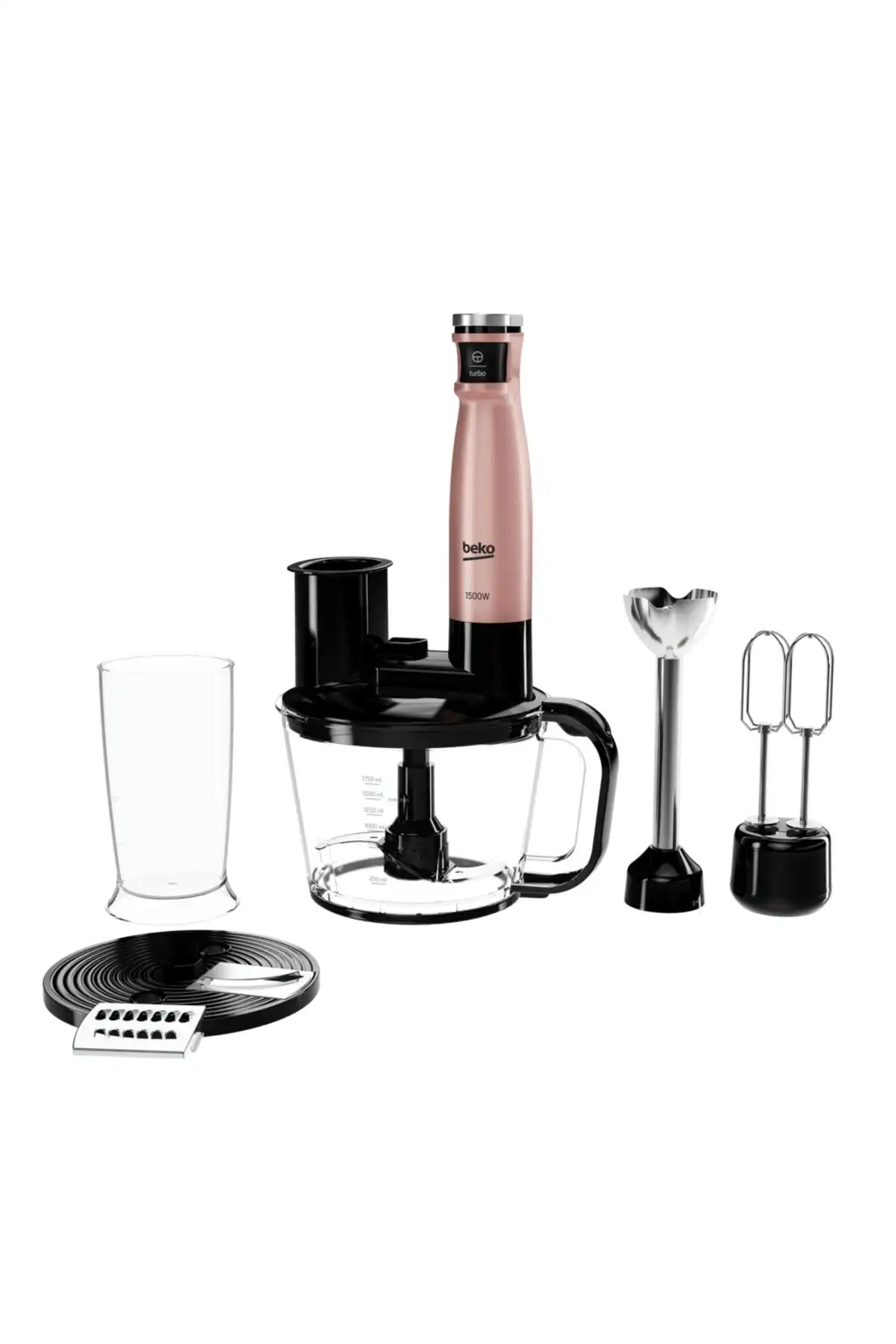 Beko RHB 5050 R Floral Rose 1500 W Blender Seti ile Modern Mutfak Keyfi