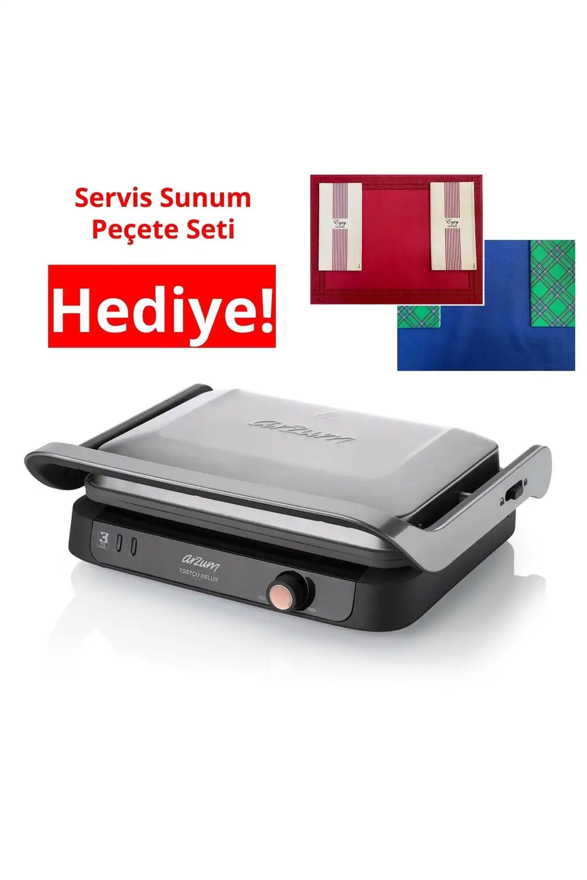 Arzum AR2001 Tostçu Deluxe 1800 W Granit Tost Makinesi İncelemesi