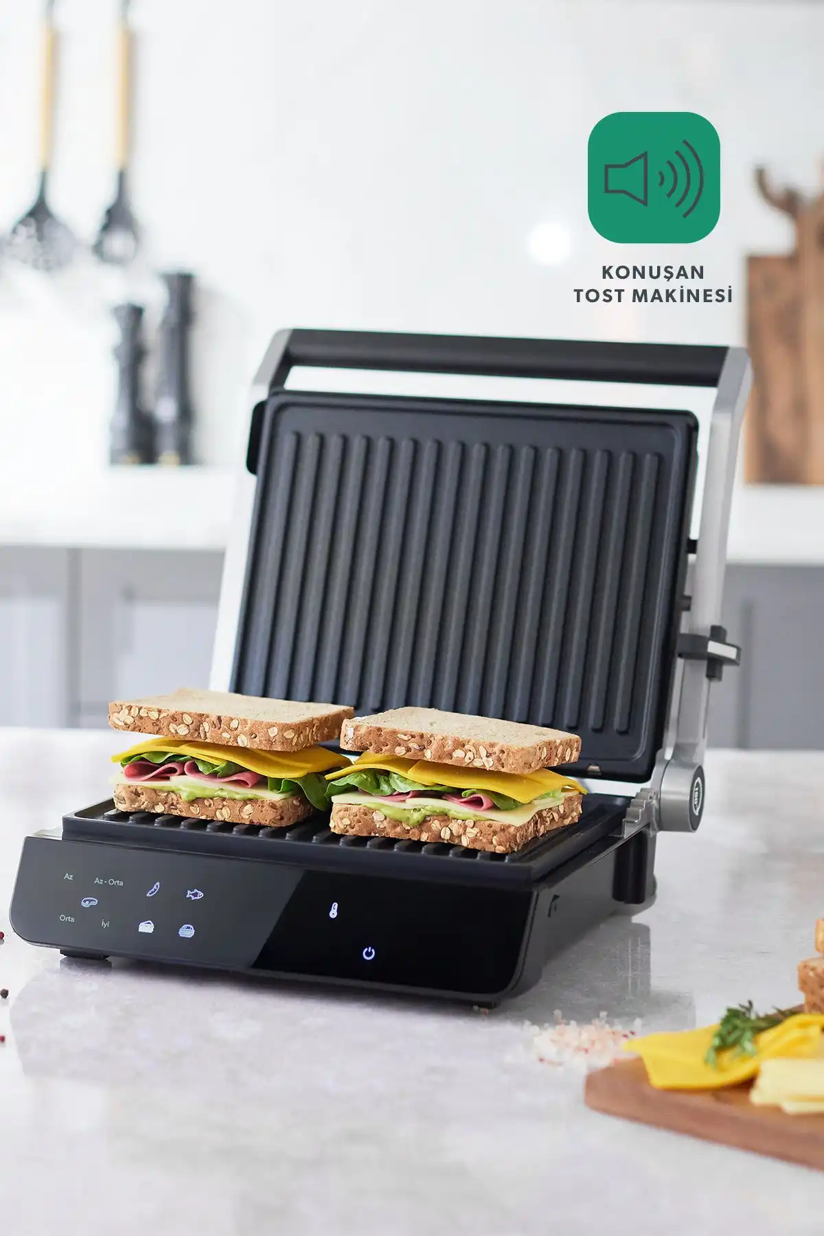 Homend Grilliant 1343H: Fonksiyonel ve Modern Tost ve Izgara Makinesi