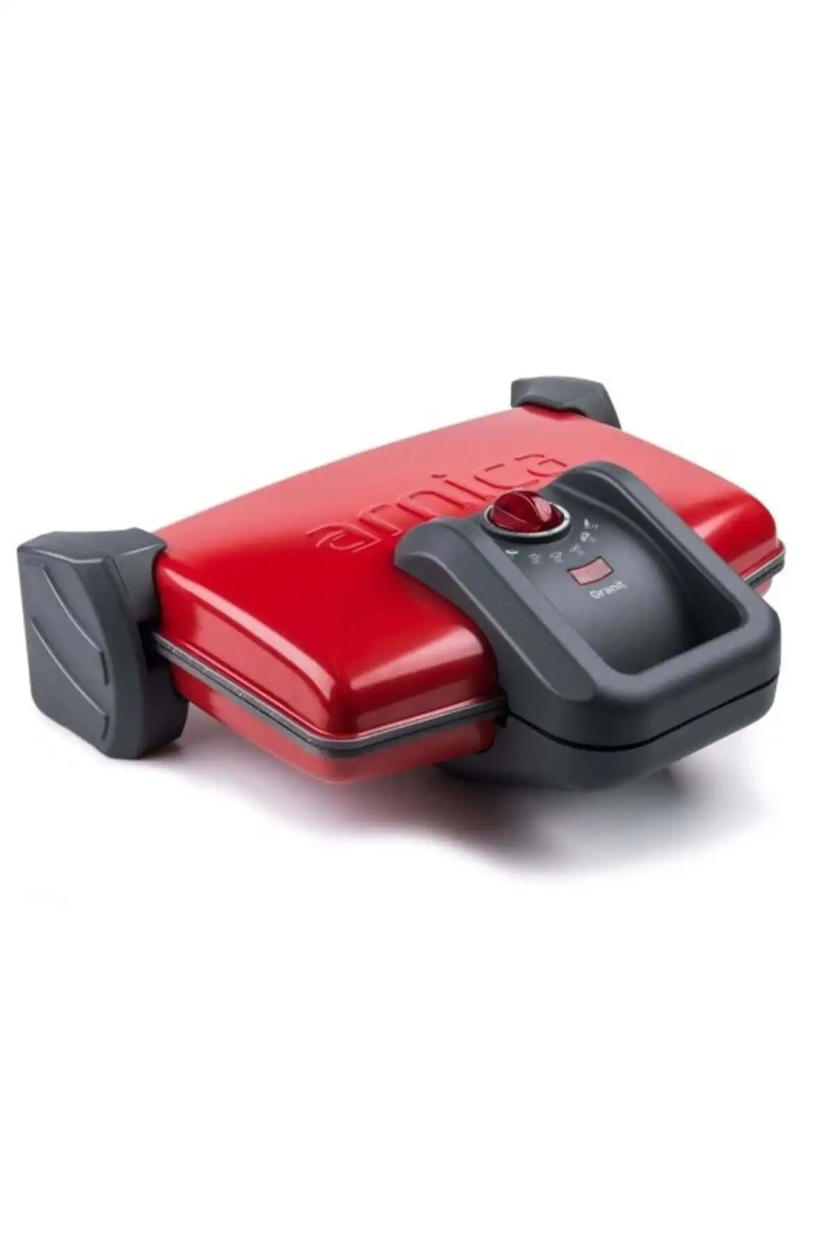 Arnica Ayvalık Granit GH26120 Kırmızı Izgaralı Tost Makinesi